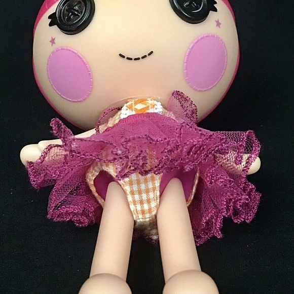 Lalaloopsy Littles Doll Twisty Tumbelina Cute Pink Hair Gold Crown MGA Toy - Picture 9 of 12